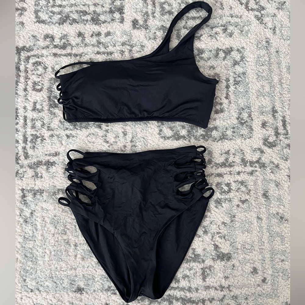 Black Isabella Rose Bikini